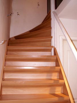Treppe renoviert
